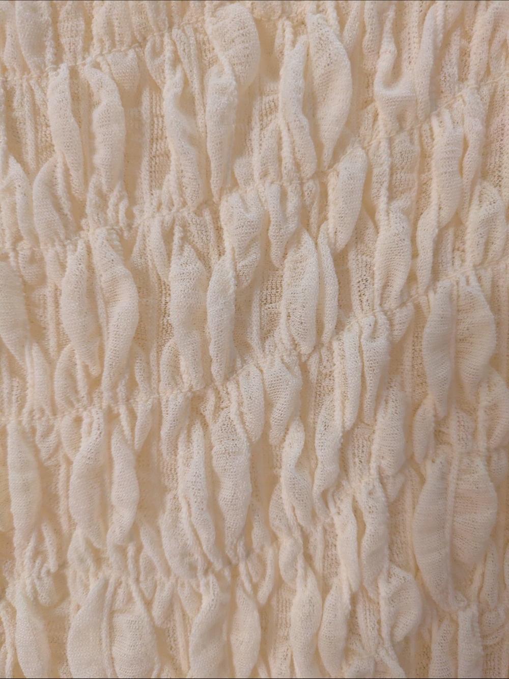Find Me Now The Label Ruched Cream Top Xl - Picture 3 of 8